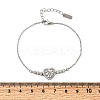 925 Sterling Silver Link Bracelets BJEW-D346-05C-P-3