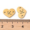 Ion Plating(IP) 304 Stainless Steel Connector Charms STAS-C081-04G-K-3