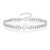 Letter 304 Stainless Steel Link Bracelets FS-WG7830E-30-1