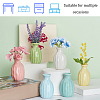  6Pcs 6 Colors Mini Ceramic Floral Vases for Home Decor BOTT-NB0001-04-4