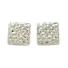 Non-Tarnish 304 Stainless Steel Stud Earring Findings LS-X-STAS-Q225-01A-1