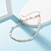Vintage Natural Pearl Beaded Necklace for Women NJEW-JN03787-01-2