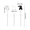 12Pcs 3 Colors Plastic Dispensing Pump FIND-GF0001-88B-2