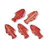 Baking Paint Transparent Glass Beads DGLA-N018-22D-1