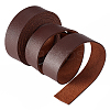 Flat Single Face Imitation Leather Cords LC-WH0002-01B-3