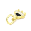 Real 18K Gold Plated Rack Plating Brass Enamel Charms KK-M293-28G-01-2