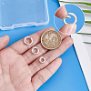 3Pcs 3 Style 925 Sterling Silver Spring Gate Rings STER-PH0003-31-3