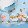 Zinc Alloy Lobster Claw Clasps & Brass End Bead Tips & Jump Rings Findings Kits DIY-GO0002-21G-5