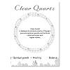 Natural Quartz Crystal Bead Stretch Bracelets for Women LG9619-15-1