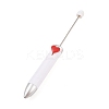 Heart Plastic Ball-Point Pen AJEW-P126-B02-1