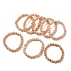 Natural Sunstone Beaded Stretch Bracelets for Men Women BJEW-I322-01-4