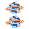 Space Planet Alloy Enamel Cabochons AL-CBA1A6F-07KCG-G-1