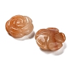 Natural Red Aventurine Carved Pendants G-Z088-01B-2