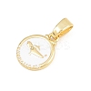 Brass Charms KK-E798-01M-G-2