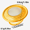 304 Stainless Steel with Natural Shell Cuff Open Rings for Women TH3507-3-2