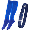 1 Pair Polycotton Solid Color Football Socks AJEW-CL0001-33C-7