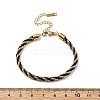 Twisted Nylon Cord Bracelets for Women BJEW-V007-01G-04-3