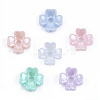 Resin Imitation Pearl Bead Caps RESI-N036-03-2