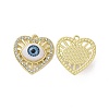 Rack Plating Alloy Rhinestone Pandants PALLOY-O109-01LG-1