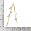 Brass Micro Pave Cubic Zirconia Big Pendants KK-C040-05G-3