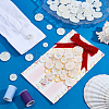 70Pcs 7 Styles Resin Buttons BUTT-PH0001-73-2