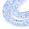 Crackle Transparent Glass Beads Strands GLAA-N069-03A-03-3