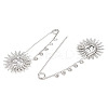 Sun 304 Stainless Steel Safety Pins Brooch Findings SA-CBA098D-13E-P-2