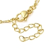Brass Clear Cubic Zirconia Heart Pendant Necklaces for Women NJEW-R100-01G-3