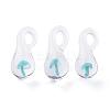 Handmade Lampwork Glass Pendants LAMP-Q028-12B-1