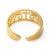 304 Stainless Steel Open Cuff Ring LS-RJEW-C063-01G-3