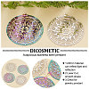 40Pcs 2 Colors 201 Stainless Steel Filigree Pendants STAS-DC0010-92-4