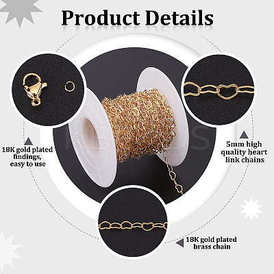 DIY Chain Bracelet Necklace Making Kit DIY-BBC0001-17-1