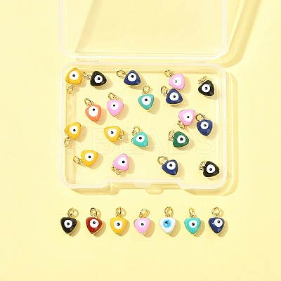 26Pcs Brass Enamel Charms KK-FS0001-68-1