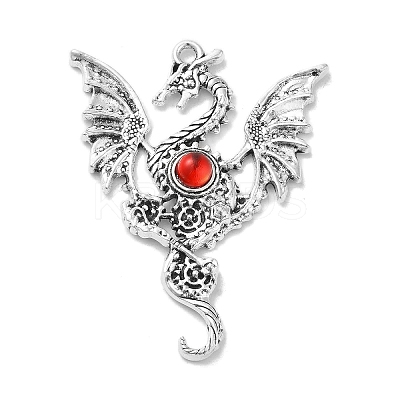 Tibetan Style Alloy Pendants PALLOY-O002-15A-AS-1