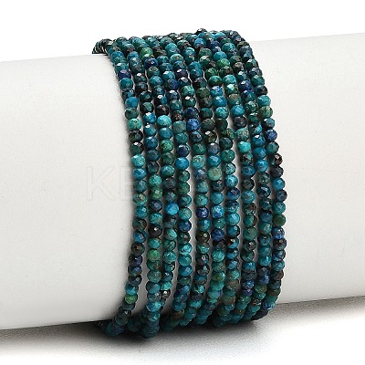 Natural Chrysocolla Beads Strands GG-CBA77FB-B12-2mm-1
