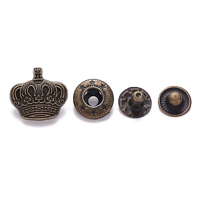 Brass Snap Buttons SNAP-S012-001-RS-1