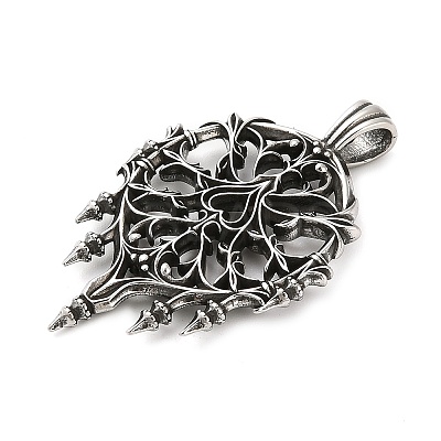 Halloween 316 Surgical Stainless Steel Pendants STAS-A123-01C-AS-1