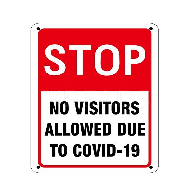 UV Protected & Waterproof Aluminum Warning Signs X-AJEW-WH0111-A11-1