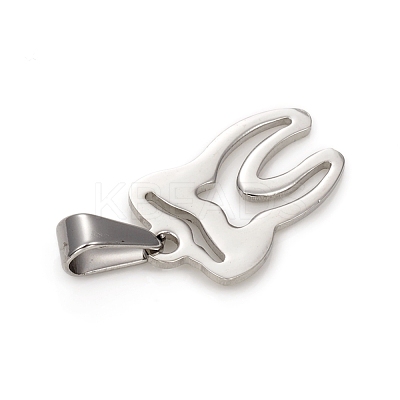 Tarnish Resistant 304 Stainless Steel Pendants STAS-I136-06P-1
