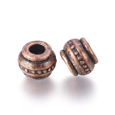 Tibetan Style European Beads RLF10904Y-NF-1