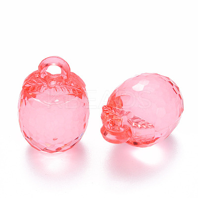 Autumn Theme Transparent Acrylic Pendants TACR-T024-04B-1