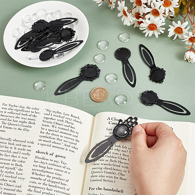 38pcs 14 Styles Zinc Alloy Bookmarks Finding FIND-NB0005-24-1