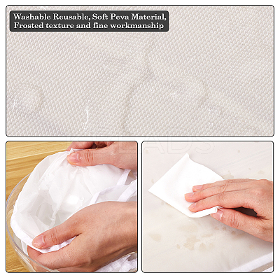 PEVA Suit Shoulder Protection Dust Proof Covers AJEW-WH0513-34-1