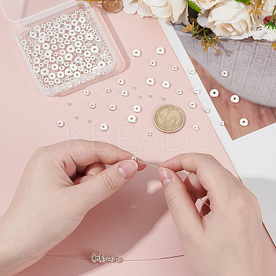 240Pcs 6 Styles Brass Beads KK-ME0001-69S-1