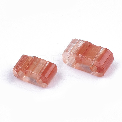 2-Hole Glass Seed Beads SEED-S023-38B-04-1
