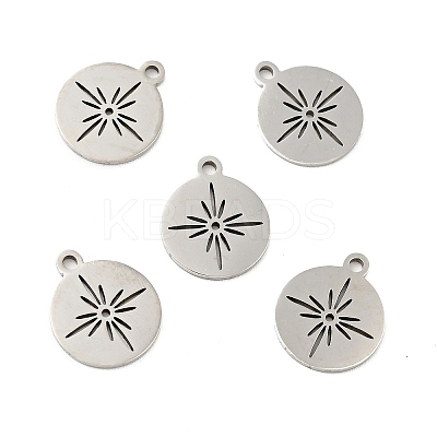 Non-Tarnish 201 Stainless Steel Pendants LS-STAS-E015-07P-1