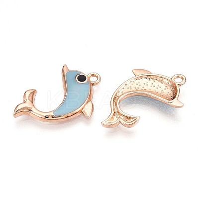 Alloy Enamel Pendants ENAM-T022-05A-1