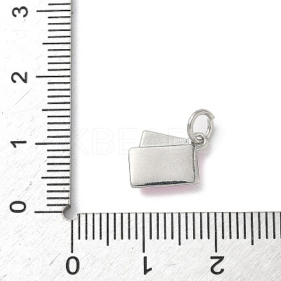 Brass Enamel Charms KK-A273-08P-02-1
