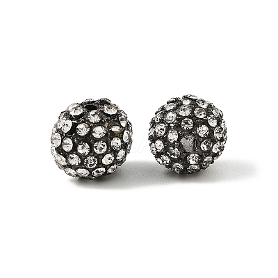 Alloy Rhinestone Beads RB-A034-10mm-A01B-1