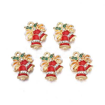 Rack Plating Alloy Enamel Pendants LS-ENAM-N055-143LG-1